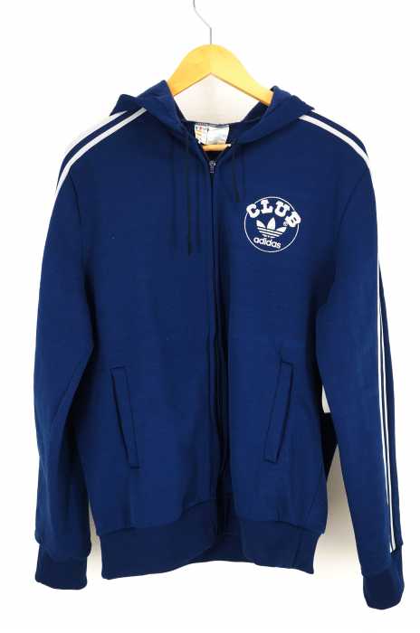 adidas (アディダス) 70S フランス製 フード付トラックジャケット メンズ アウター