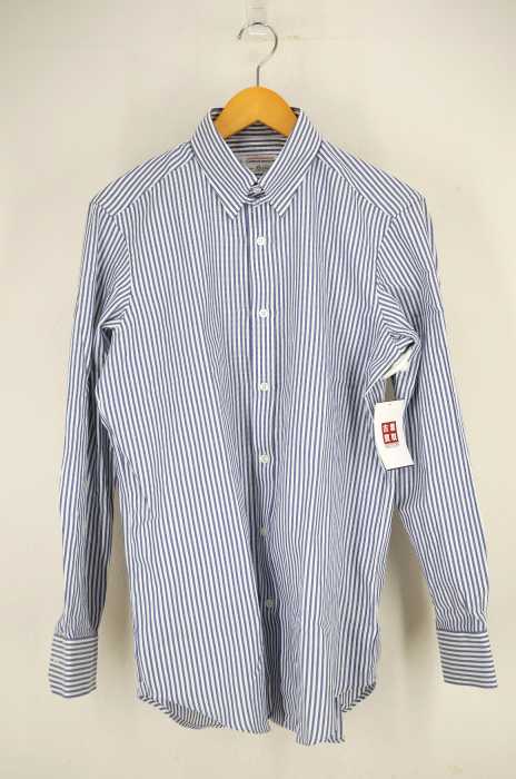 BRILLA per il gusto（ブリッラペルイルグースト） THOMAS MASON fabric ストライプシャツ メンズ トップス