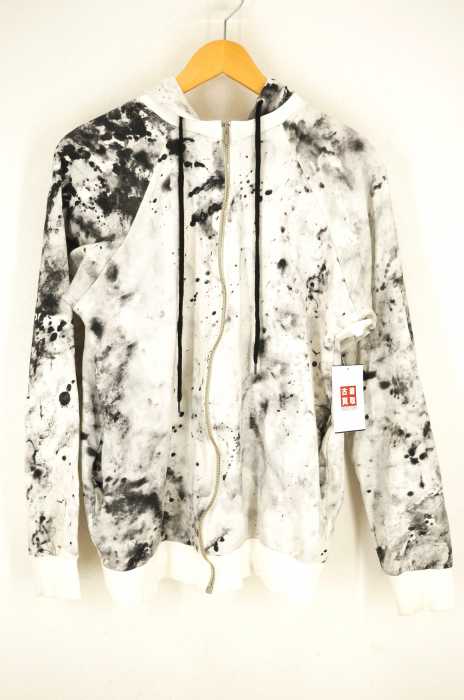 KRISVANASSCHE(クリスバンアッシュ) 総柄ジップアップパーカー メンズ トップス
