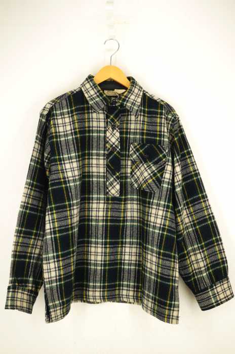L.L.Bean （エルエルビーン） 70s筆記体タグ ウールボックスシャツ メンズ トップス