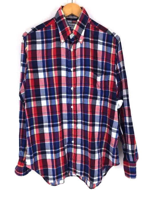 INDIVIDUALIZED SHIRTS（インディビジュアライズドシャツ） チェック柄ボタンダウンシャツ メンズ トップス