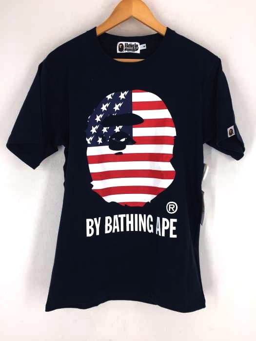 A BATHING APE（アベイシングエイプ） 国旗柄 サルTシャツ メンズ トップス