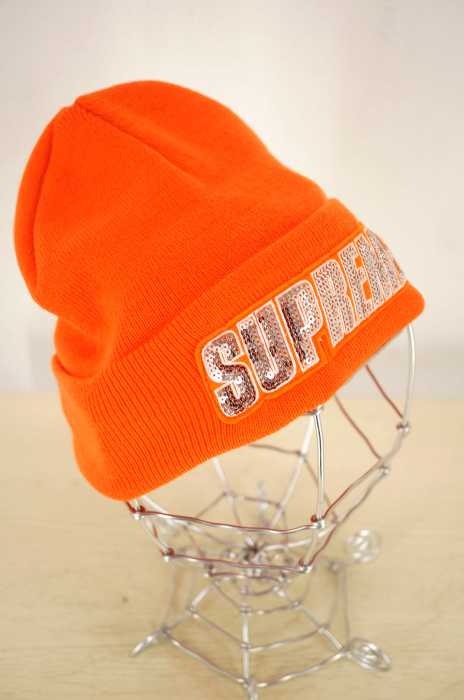 Supreme (シュプリーム) 2017AW Sequin Beanie メンズ 帽子