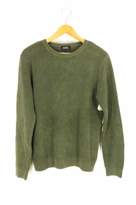 A.P.C. （アーペーセー） 畦編み ニット メンズ トップス