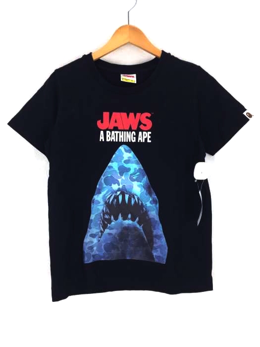 A BATHING APE（アベイシングエイプ） JAWS プリントTシャツ レディース トップス