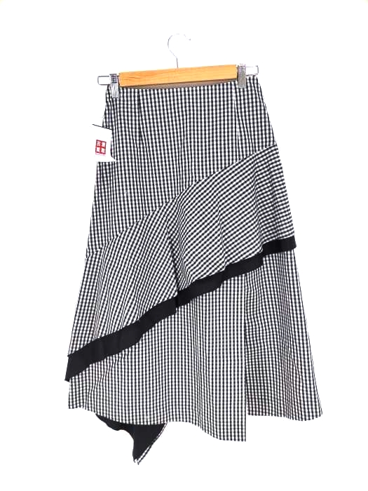 LE CIEL BLEU（ルシェルブルー） アシンメトリーフレアスカート