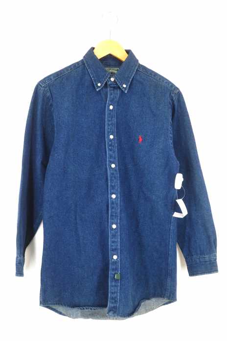 POLO COUNTRY RALPH LAUREN（ポロカントリーラルフローレン） ポニー刺繍 ヘビーオンス デニムシャツ メンズ トップス