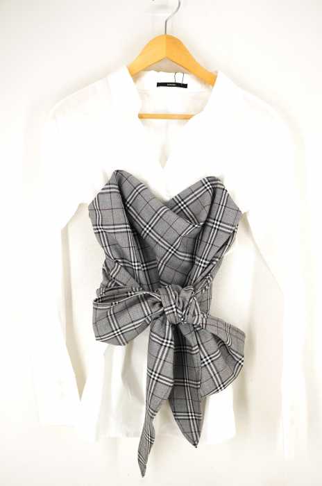 EMODA （エモダ） DOCKING BISTIER SH ドッキングビスチェシャツ レディース トップス