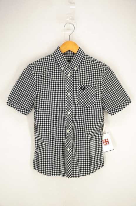 FRED PERRY (フレッドペリー) ギンガムチェック半袖BDシャツ レディース トップス