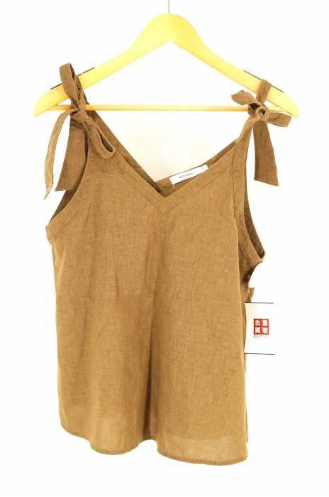 moussy （マウジー） SHOULDER RIBBON CAMI レディース トップス