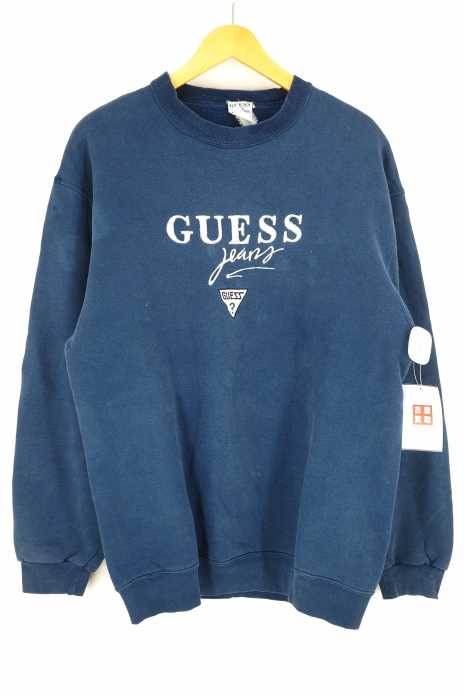 GUESS（ゲス） ロゴ刺繍 スウェット メンズ トップス