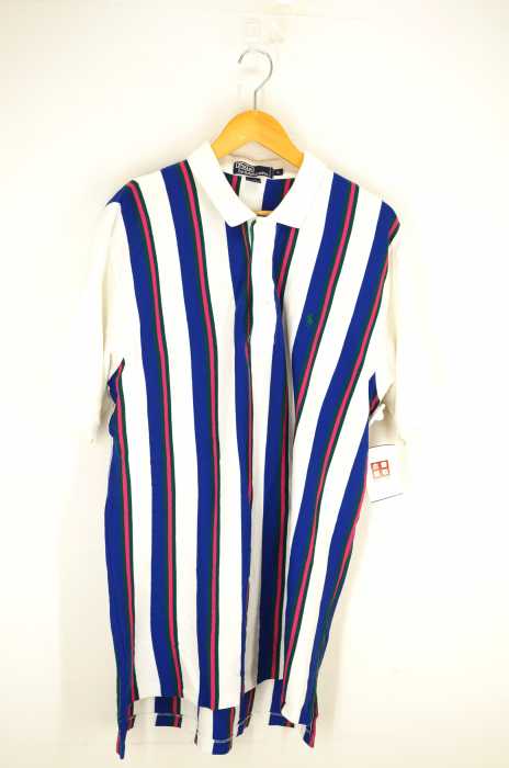 Polo by RALPH LAUREN （ポロバイラルフローレン） ストライプ刺繍ポロシャツ メンズ トップス