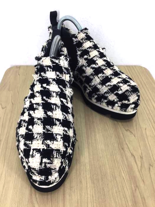MSGM（エムエスジーエム） 格子柄 シャークソール メンズ シューズ