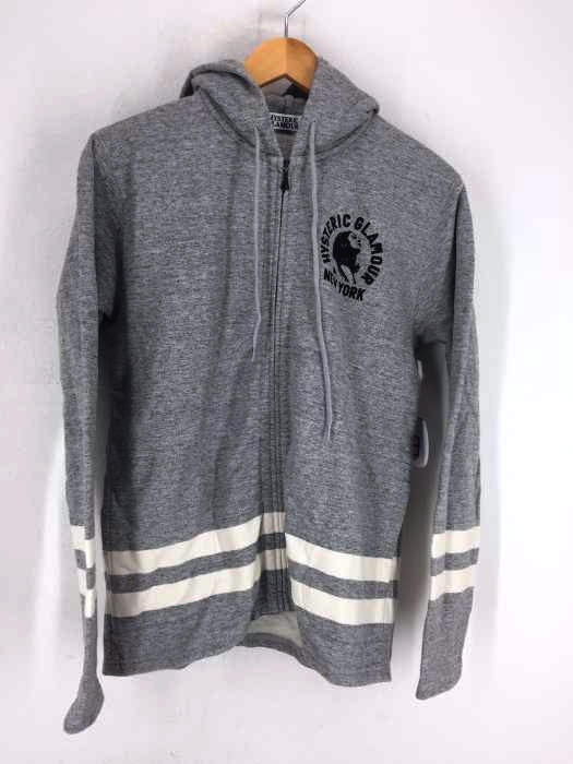 HYSTERIC GLAMOUR（ヒステリックグラマー） ロゴ ジップアップパーカー メンズ トップス