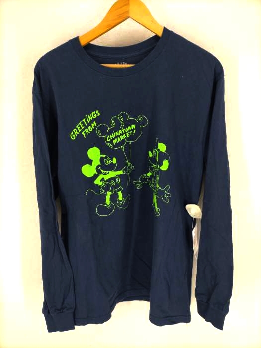 CHINATOWN MARKET（チャイナタウンマーケット） ディズニ ーパロデ ィ ロングスリーブTシャツ メンズ トップス