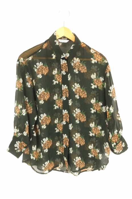 moussy （マウジー） 花柄チュールブラウス レディース トップス