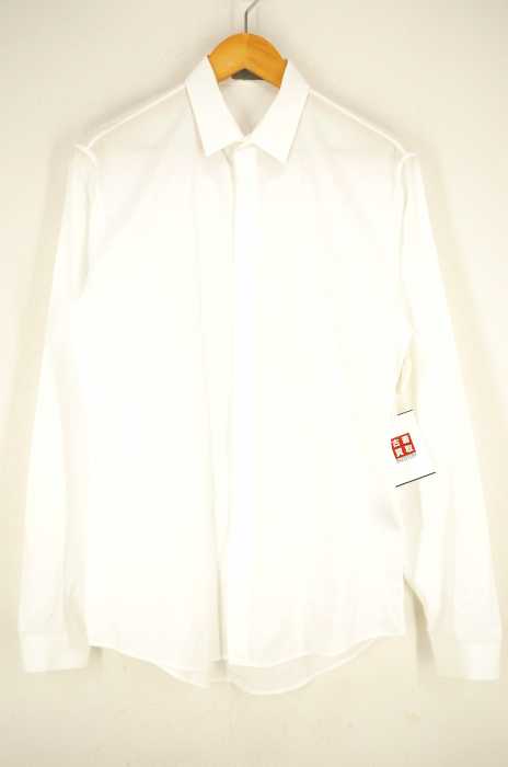 Dior HOMME （ディオールオム） プレーンコットン比翼ボタン メンズ トップス