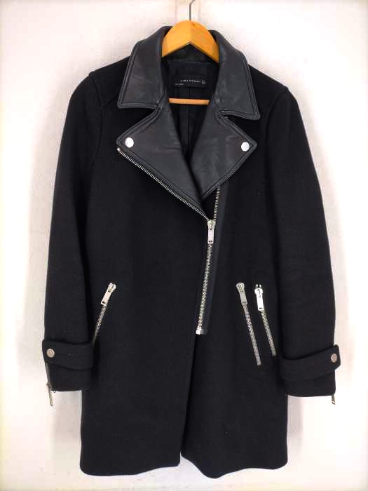 ZARA(ザラ) ロングライダースジャケット レディース アウター