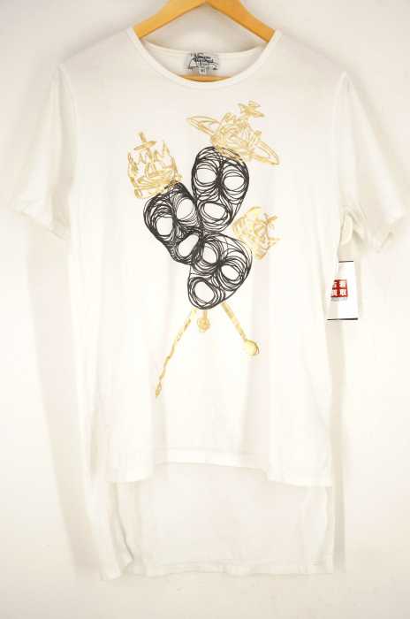 Vivienne Westwood MAN（ヴィヴィアンウエストウッドマン） オーブプリント 変形Tシャツ メンズ トップス