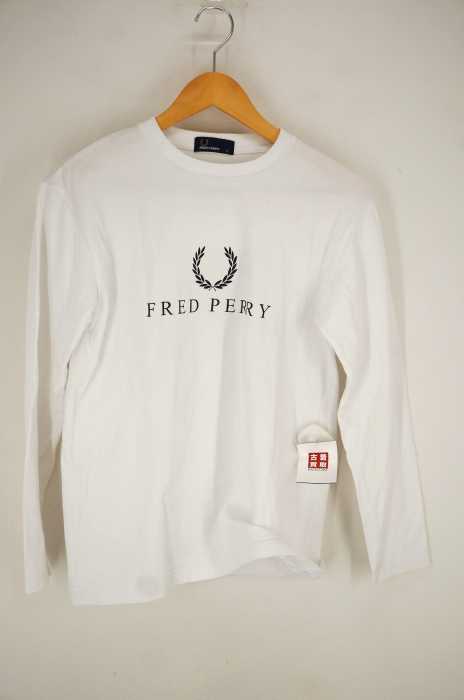 FRED PERRY （フレッドペリー） フロントロゴプリントロングスリーブTシャツ メンズ トップス