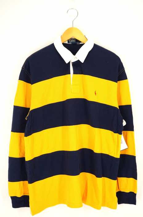 Polo by RALPH LAUREN （ポロバイラルフローレン） ポニー刺繍長袖ラガーポロシャツ メンズ トップス