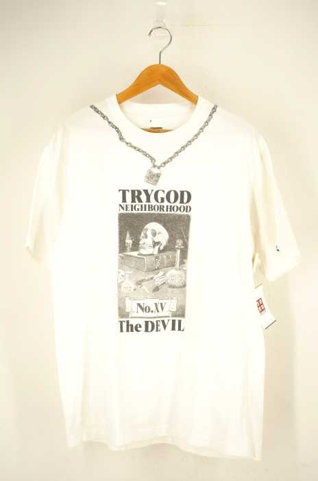 NEIGHBORHOOD（ネイバーフッド） TRY GOD スカルプリントTシャツ メンズ トップス
