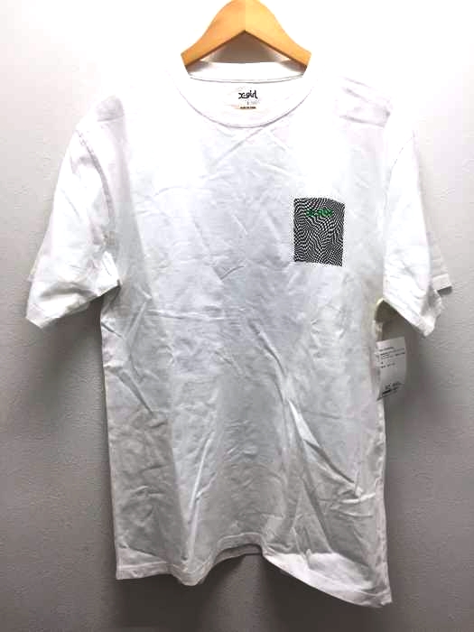 X-girl（エックスガール） CHECKERED FACE S/S TEE レディース トップス