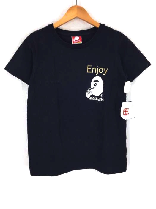 A BATHING APE（アベイシングエイプ） クルーネックプリントTシャツ レディース トップス