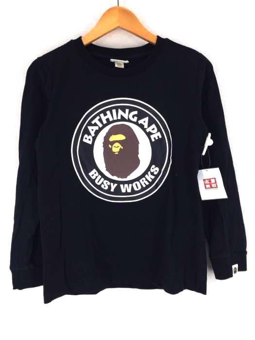 A BATHING APE（アベイシングエイプ） BUSY WORK プリント ロンT レディース トップス