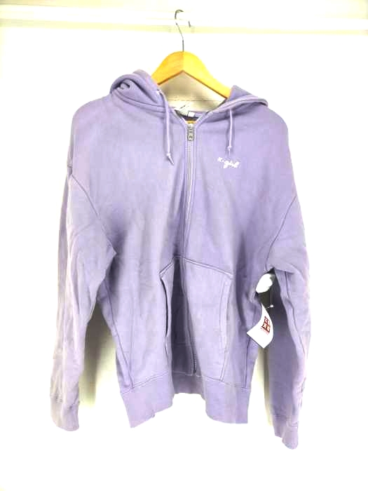 X-girl(エックスガール) CURSIVE LOGO ZIP UP SWEAT HOODIE レディース トップス