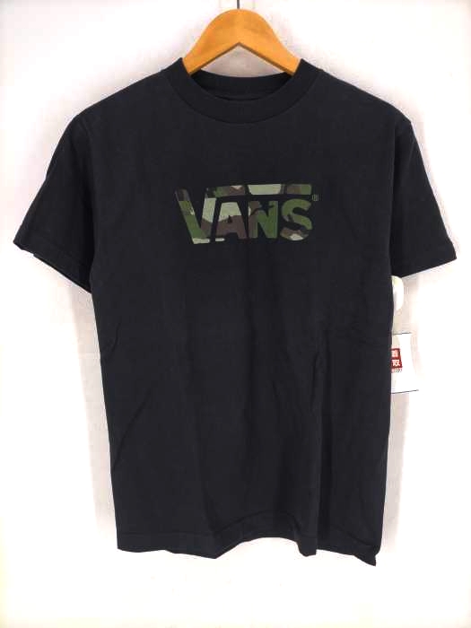 VANS（バンズ） カモ柄ロゴクルーネックTシャツ メンズ トップス