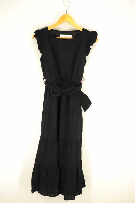 tocco closet（トッコクローゼット） ショルダーフリルハートネックティアードマキシワンピース レディース ワンピース