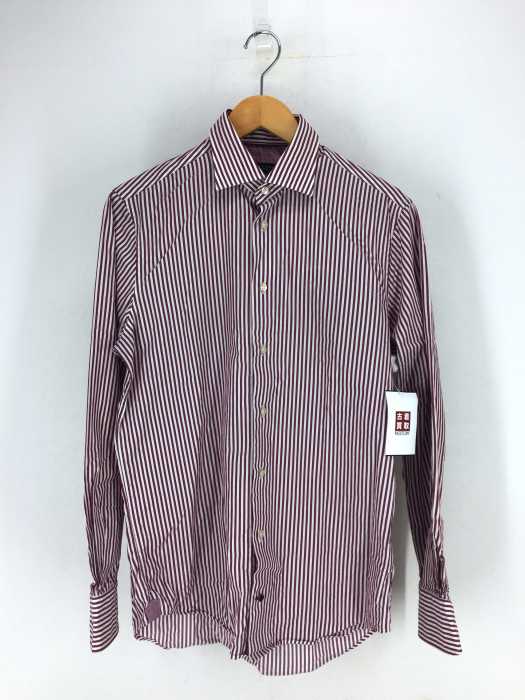 TOMMY HILFIGER（トミーヒルフィガー） ストライプ シャツ ワンポイントロゴ メンズ トップス