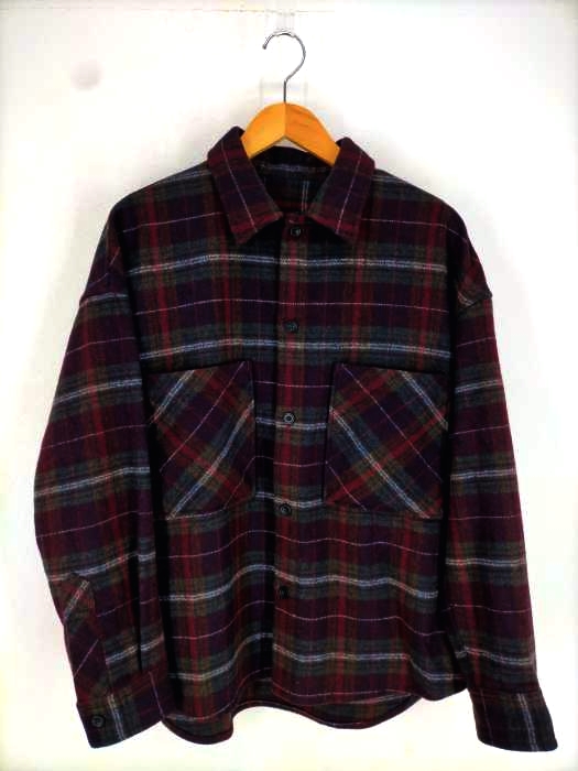 USED古着（ユーズドフルギ） チェック柄シャツジャケット メンズ アウター