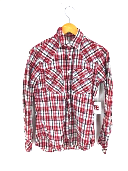 HYSTERIC GLAMOUR(ヒステリックグラマー) チェック柄 ラメ入りシャツ メンズ トップス