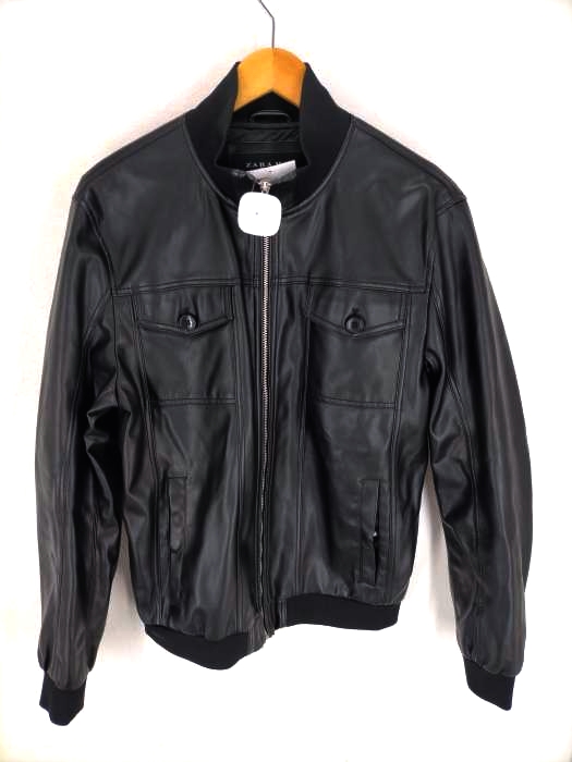 ZARA MAN（ザラマン） FAUX LEATHER JACKET メンズ アウター