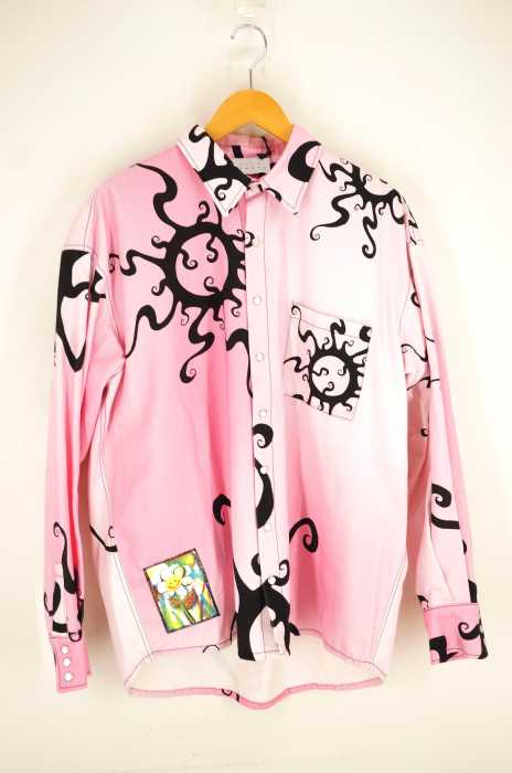 Julia Seemann （ジュリアシーマン） PSYCHEDELIC SUN GRADIENT OVERSIZED SHIRT JACKET メンズ アウター