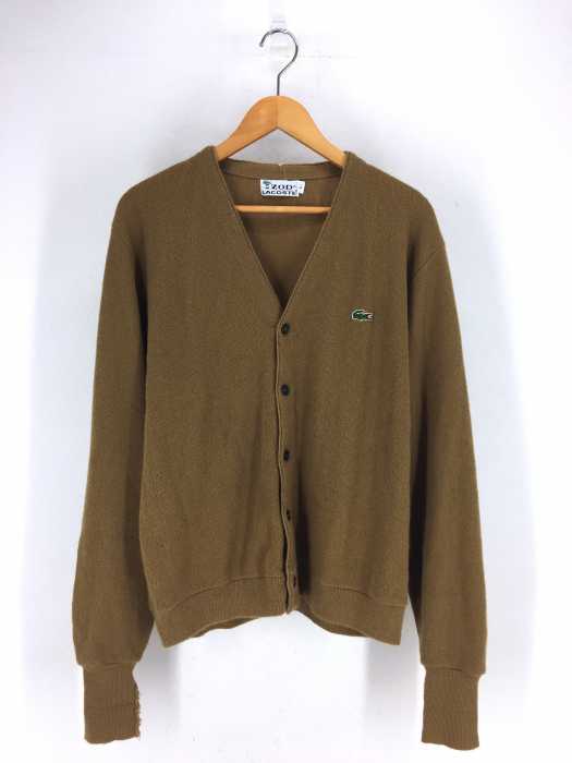 Izod Lacoste アイゾッドラコステ ワンポイントロゴ カーディガン メンズ トップス ブランド古着買取販売バズストア