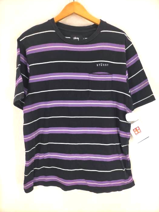 Stussy（ステューシー） ALEX STRIPE SSL CREW メンズ トップス