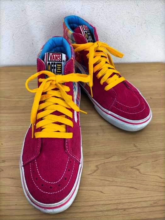 VANS（バンズ） チェック柄 sk8-Hi レディース シューズ