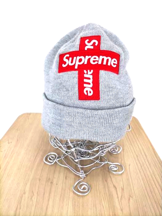 Supreme（シュプリーム） Cross Box Logo Beanie メンズ 帽子