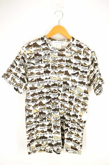COMME des GARCONS SHIRT（コムデギャルソンシャツ） gregory blackstock シューズプリント メンズ トップス