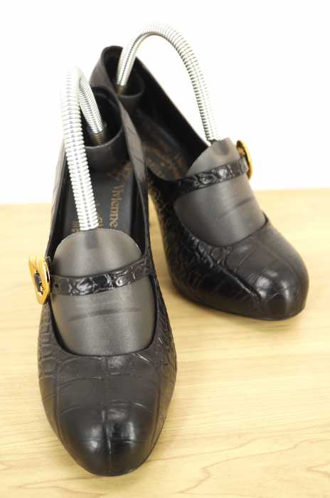 Vivienne Westwood ANGLOMANIA×melissa（ヴィヴィアンウエストウッド アングロマニア メリッサ） ハートモチーフストラップ 型押し レディース シューズ