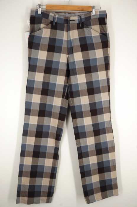 kolor（カラー） コットンチェックパンツ メンズ パンツ – ブランド