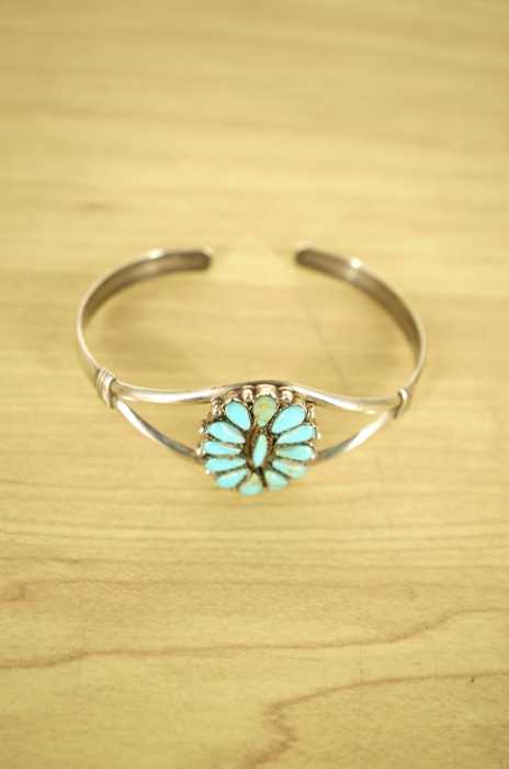 Effie C Zuni(ズニ族) ターコイズブレスレット レディース アクセサリー