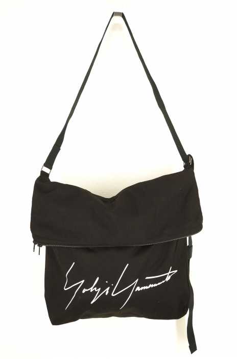 Yohji Yamamoto ヨウジヤマモト 青山店 シグネチャーロゴショルダーバッグ メンズ バッグ ブランド古着買取販売バズストア