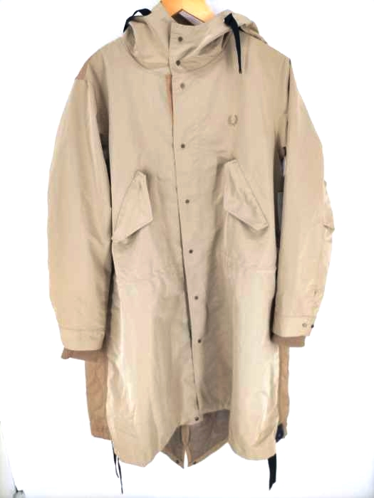 FRED PERRY（フレッドペリー） Mods Coat MIX PANEL FISHTAIL PARKA レディース アウター