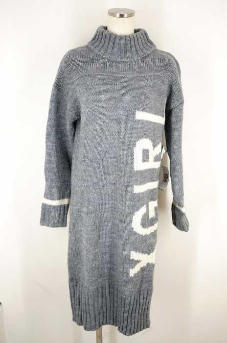 X-girl (エックスガール) BIG LOGO KNIT DRESS レディース ワンピース