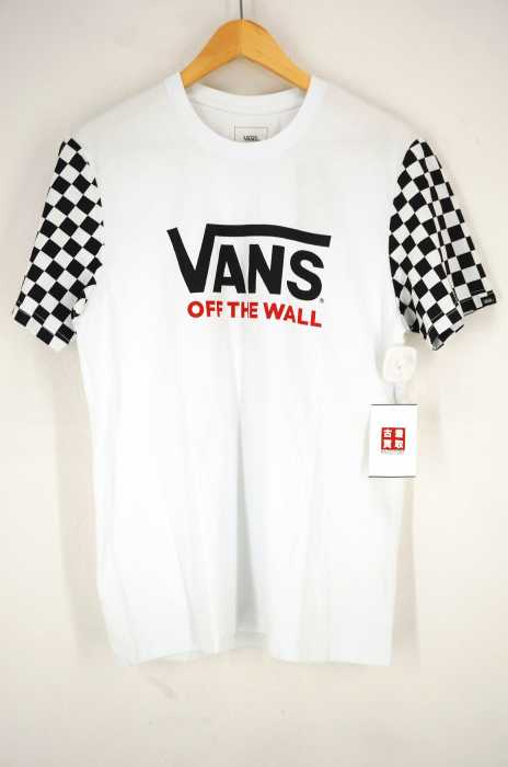 VANS (バンズ ) 袖チェッカープリントTシャツ メンズ トップス