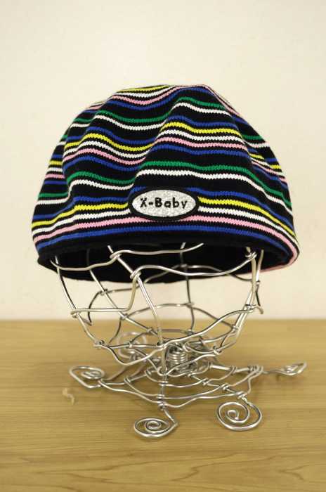 X-girl （エックスガール） MULTI STRIPED BERET  ベレー帽 レディース 帽子